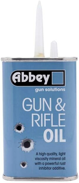 Abbey Gun &amp; Rifle Oil Long Spout Tin ABB004