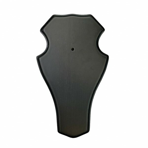 BUDGET Trofeeplank eiken bruin maat 22x13x1,8cm incl. dubbele kaakuitsparing rond 5stuks