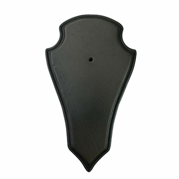 BUDGET Trofeeplank eiken bruin maat 22x13x1,8cm incl. dubbele kaakuitsparing punt 5stuks