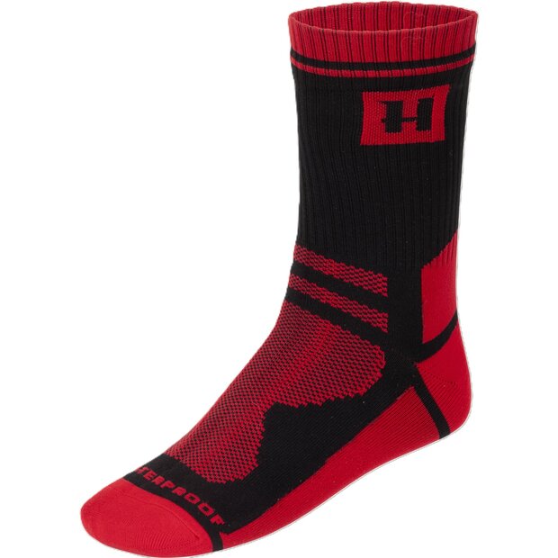 H&auml;rkila Waterproof Sock - Red /Black