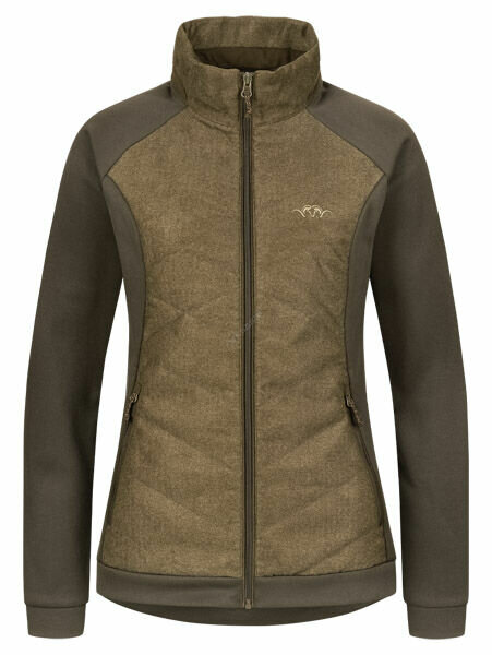  231011-112/657 Blaser dames fleece jas Kora donker bruin