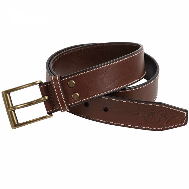 122016-032/635 Blaser Leather Belt 221 cognac