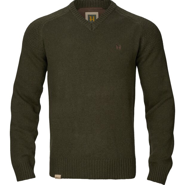 H&auml;rkila Vincent Merino V-Neck Trui Rosin