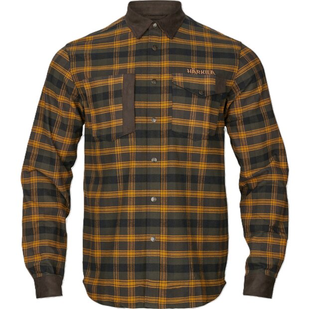 H&auml;rkila Aivak L/S Shirt - Buckthorn brown