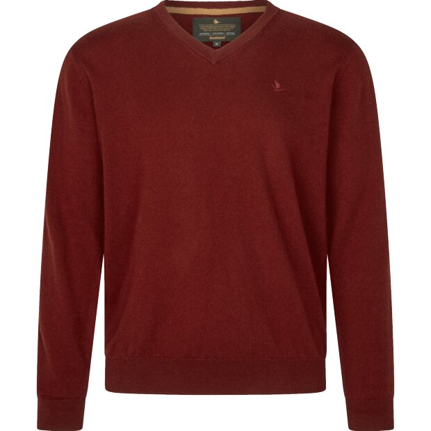406070020 Seeland Pine V-neck pullover