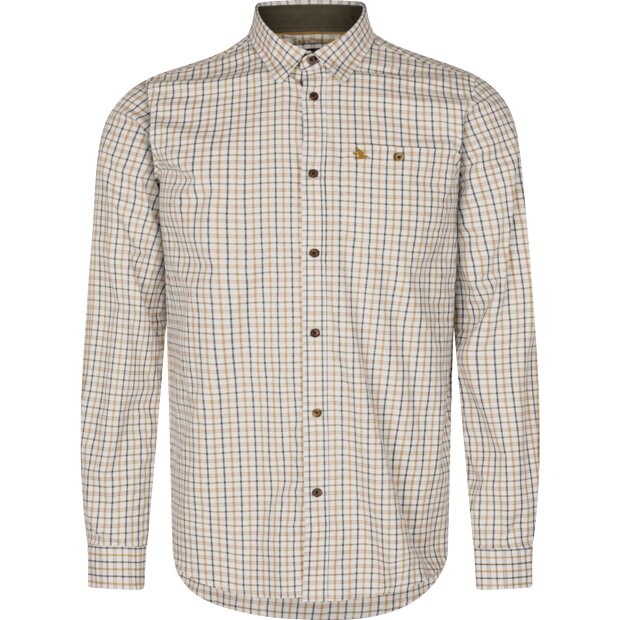 403048005 Seeland Oxford shooting shirt  classic blue/classic brown check