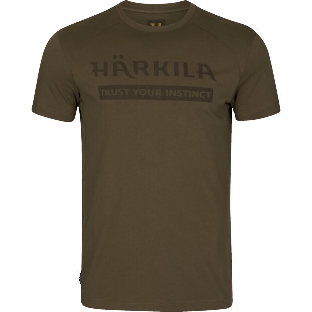 105040 Harkila loge s/s/ T-shirt willow green