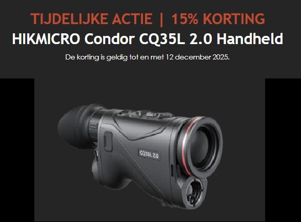 Hikmicro Condor CQ 35 L  2.0 warmtebeeld spotter