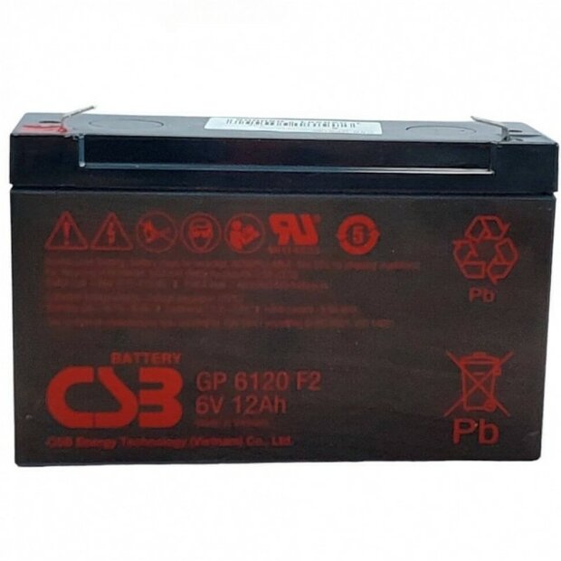 CSB 6V 12Ah battery