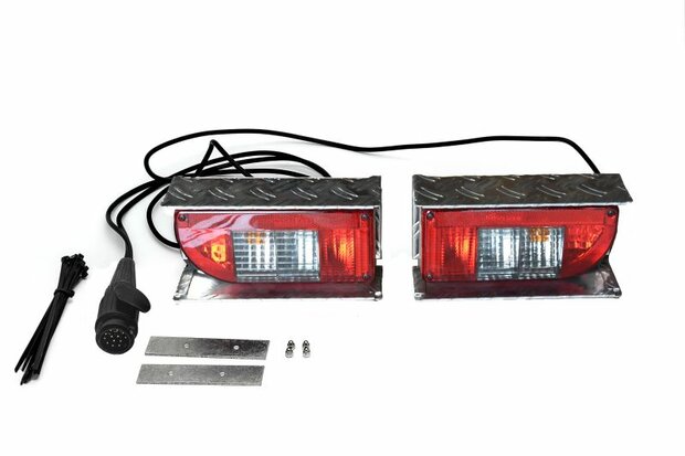 Heck-Pack verlichtingsset met aluminium beschermkap