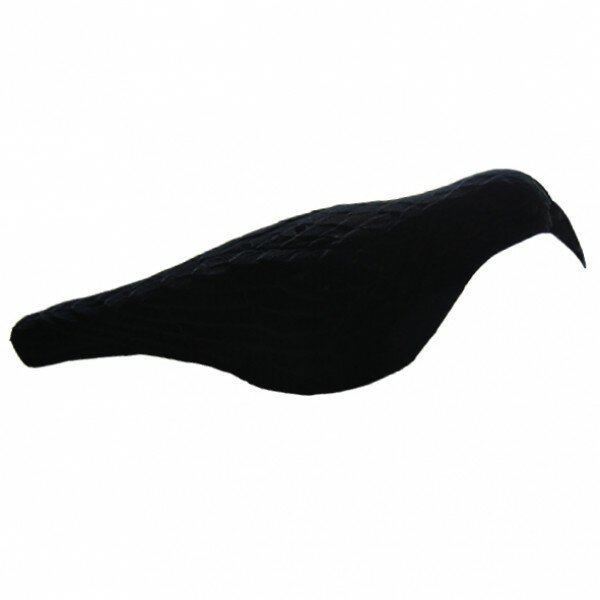 HDD011-3Rnw​​​​​​​&nbsp;Lokvogel kraai stapelbaar geflockt 44cm. incl. pin