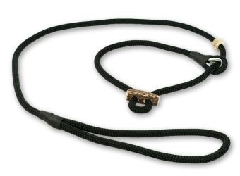 Mystique® Field trial moxon Lijn 8mm 150cm zwart met hoornstopper
