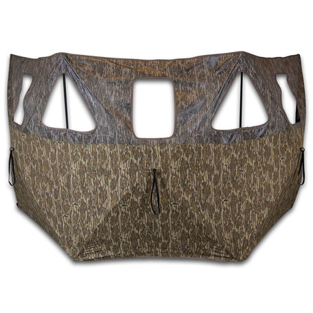 Double Bull 3 Panel Stakeout Blind - Mossy Oak New Bottomland