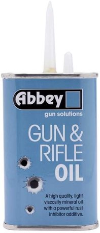 Abbey Gun & Rifle Oil Long Spout Tin
