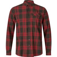 Seeland Highseat Shirt, Red forest check (Juli 2023)