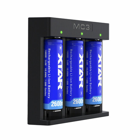 XTAR MC3 batterijlader 18650