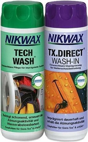 Nikwax Tech Wash en TX. Direct Twin Pack 2x300ml 