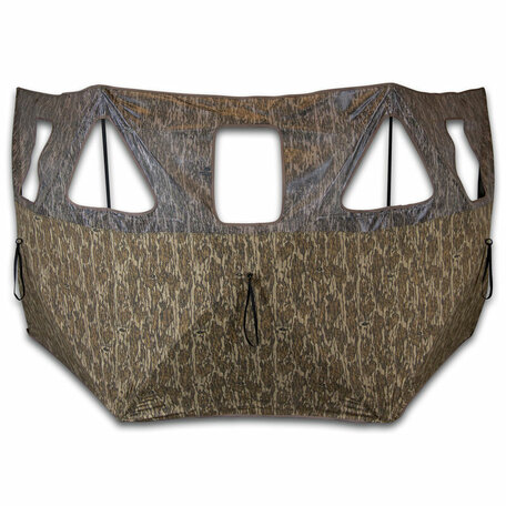 Primos Double Bull 3 Panel Stakeout Blind - Mossy Oak New Bottomland , Box
