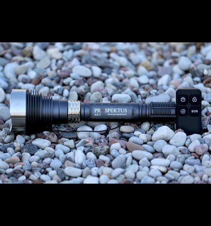 Professional Hunting Flashlight AS-1 using with a rifle
